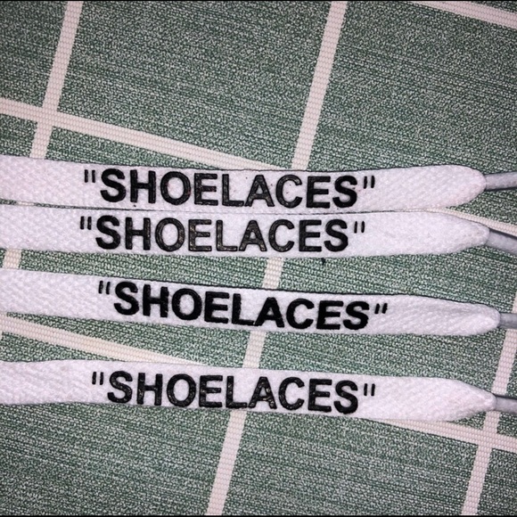- Of white shoelaces, - Picture 1 of 2